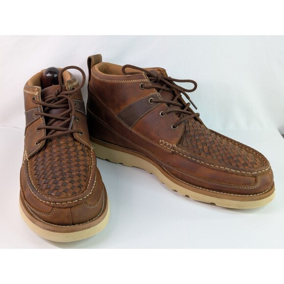 Twisted X 4" Wedge Sole Soft Toe Boot Brown Mens Size 11.5 MCA0032 - Picture 7 of 13